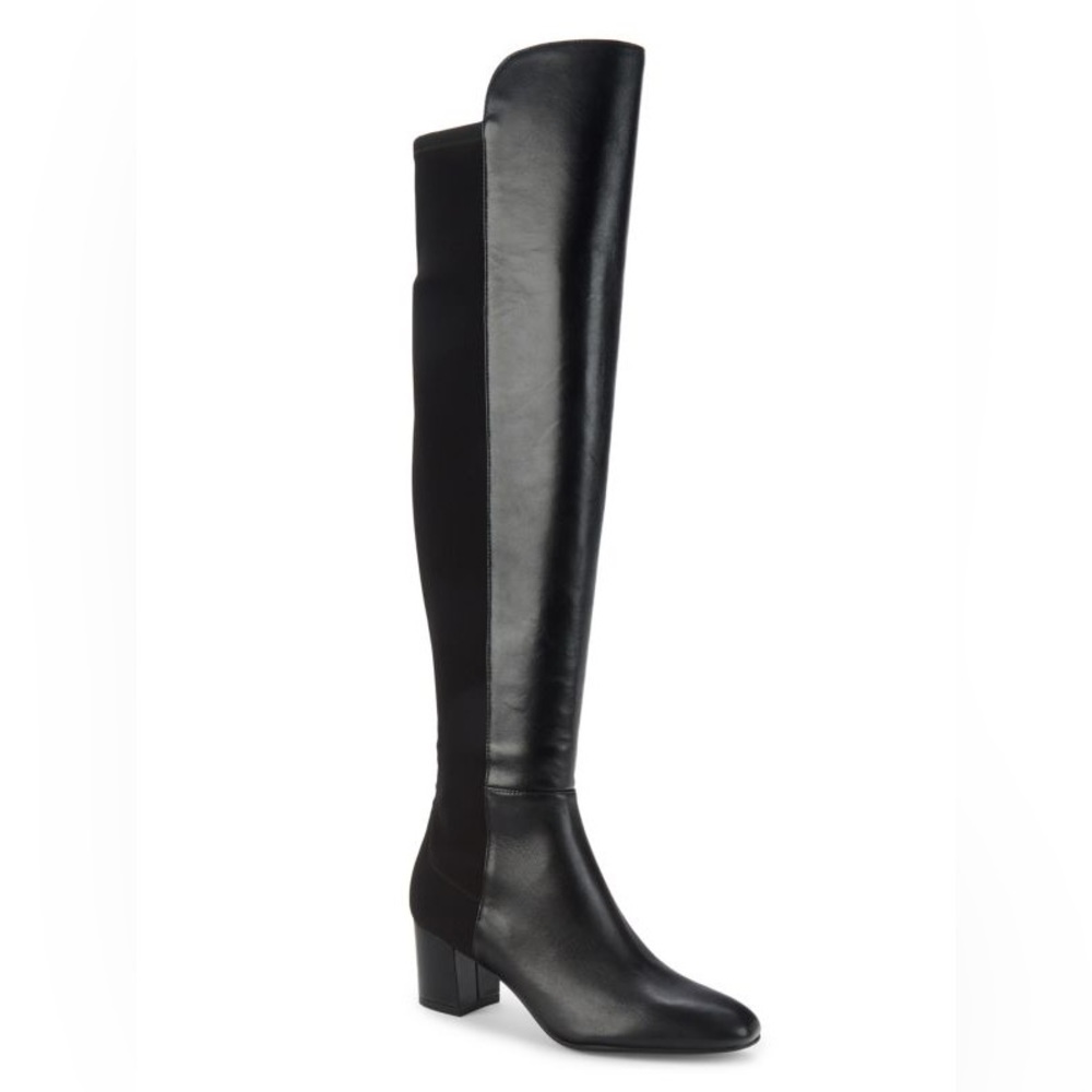 NEW - STUART WEITZMAN gillian 60 city boot knee-high, leather - size 8